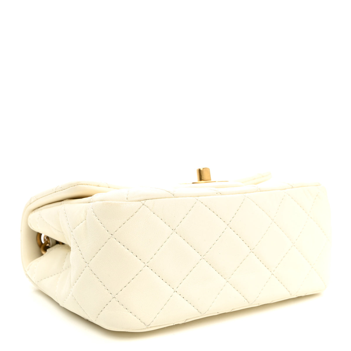 Chanel Lambskin Quilted Mini Pearl Crush Flap White 4 of 10
