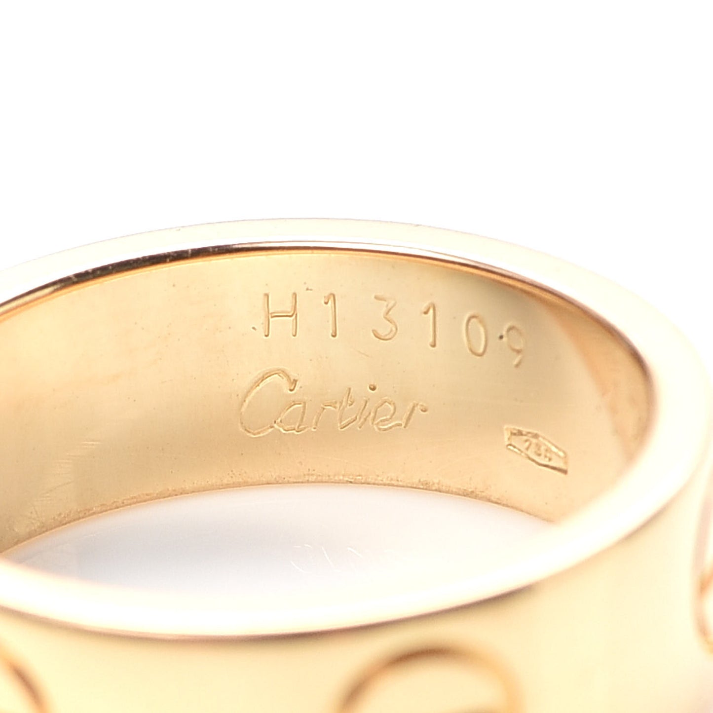 18K Yellow Gold 5.5mm LOVE Ring 47 4