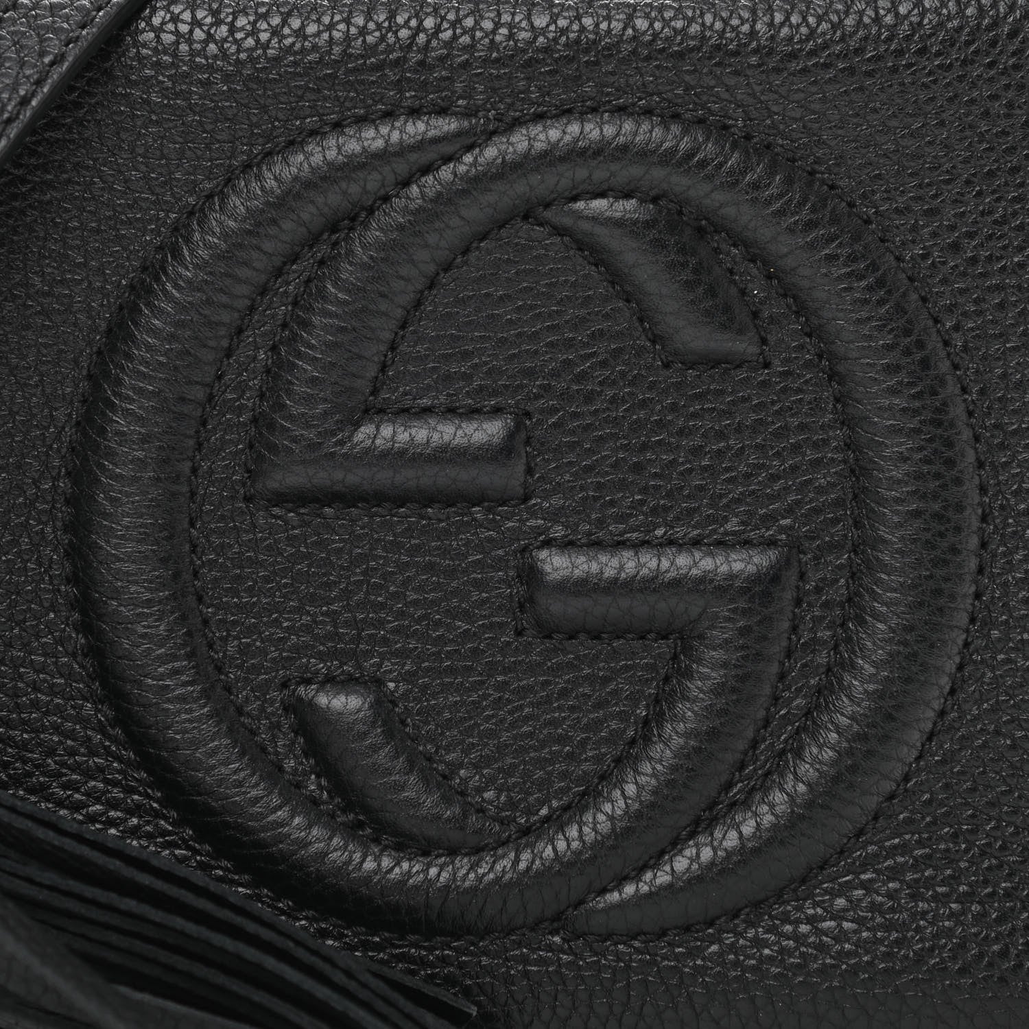 Gucci Pebbled Calfskin Small Soho Disco Bag Black 8 of 10