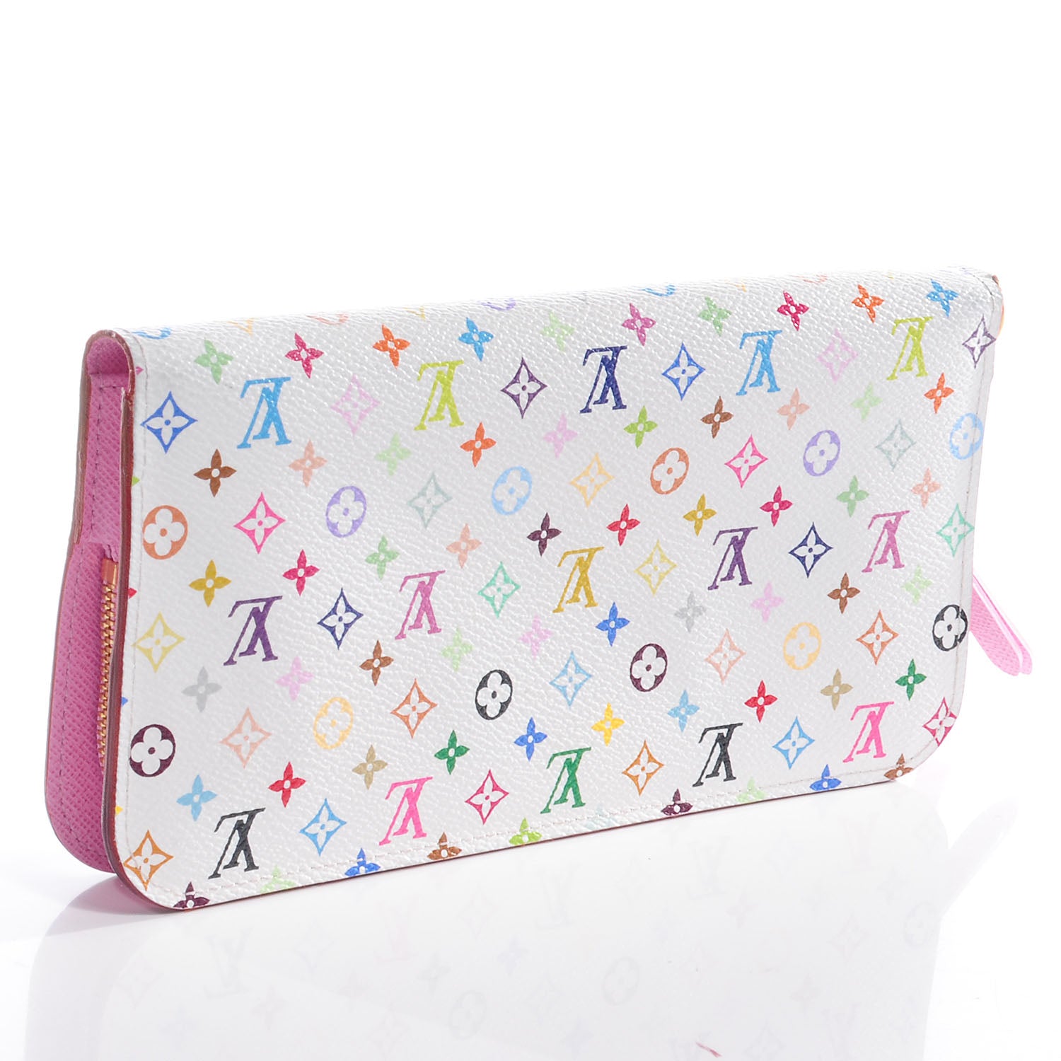 Louis Vuitton Monogram Multicolor Insolite Wallet Litchi 3 of 8