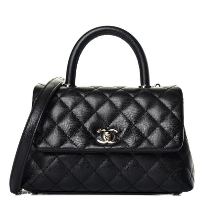 Chanel Caviar Quilted Mini Coco Handle Flap Black 1 of 10