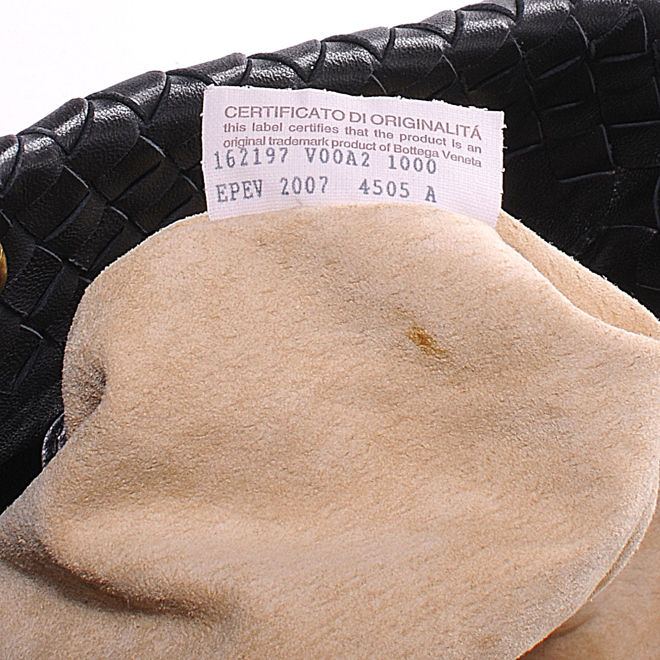 Leather Intrecciato Capri Tote Black