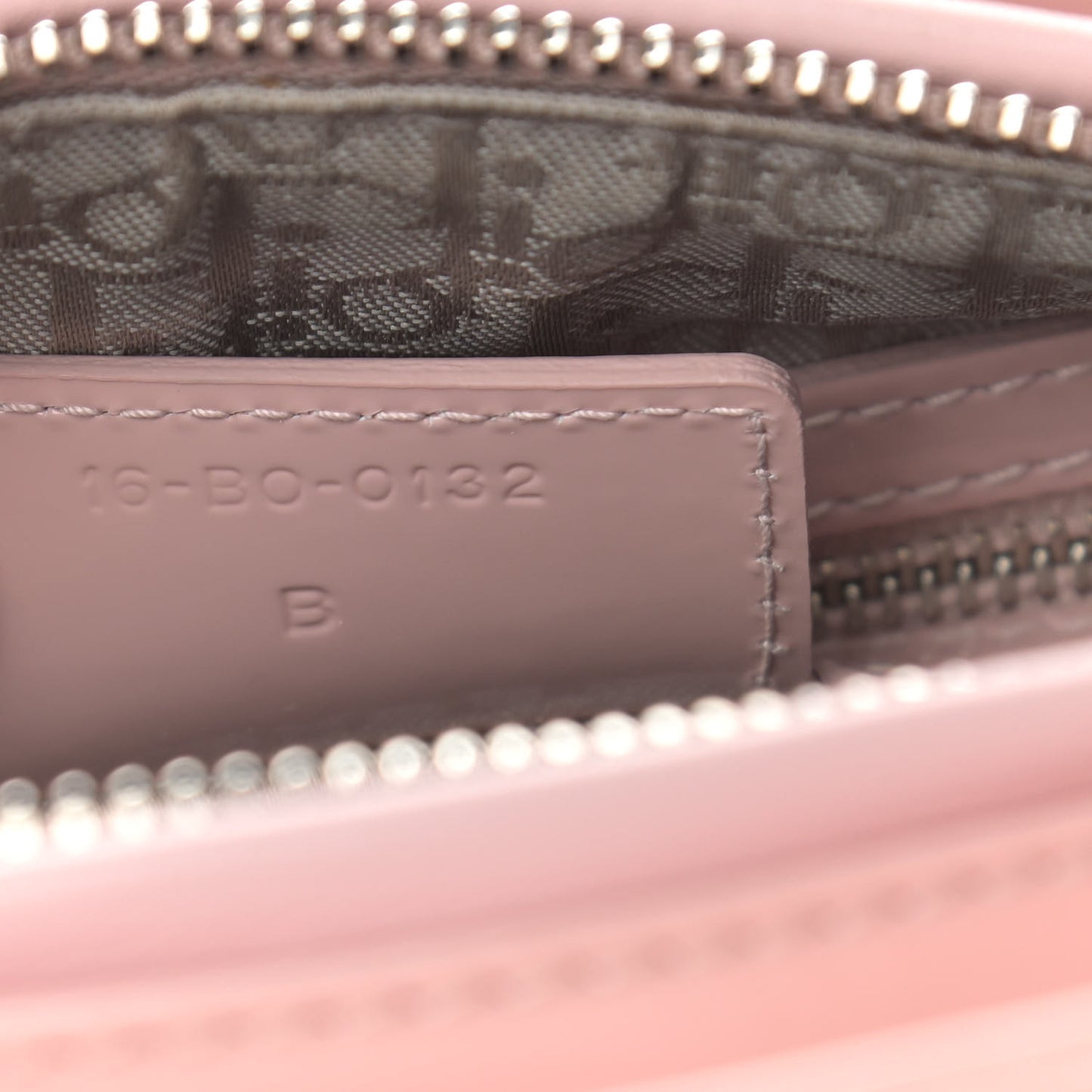Patent Cannage Medium Lady Dior Rose Clair