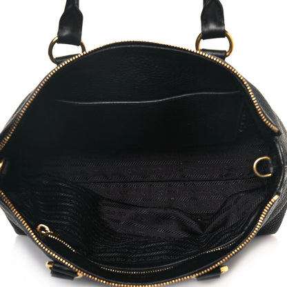 Prada Vitello Daino Boxy Tote Black 10 of 13