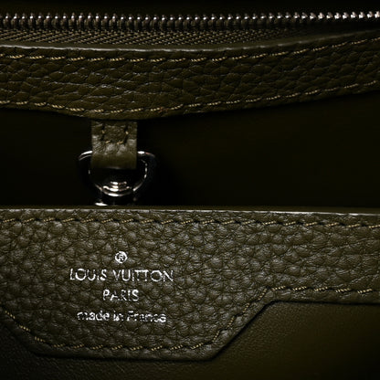 Louis Vuitton Taurillon Capucines BB Khaki 6 of 9