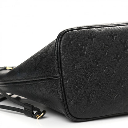 Louis Vuitton Empreinte Monogram Giant Neverfull MM Black 9 of 11