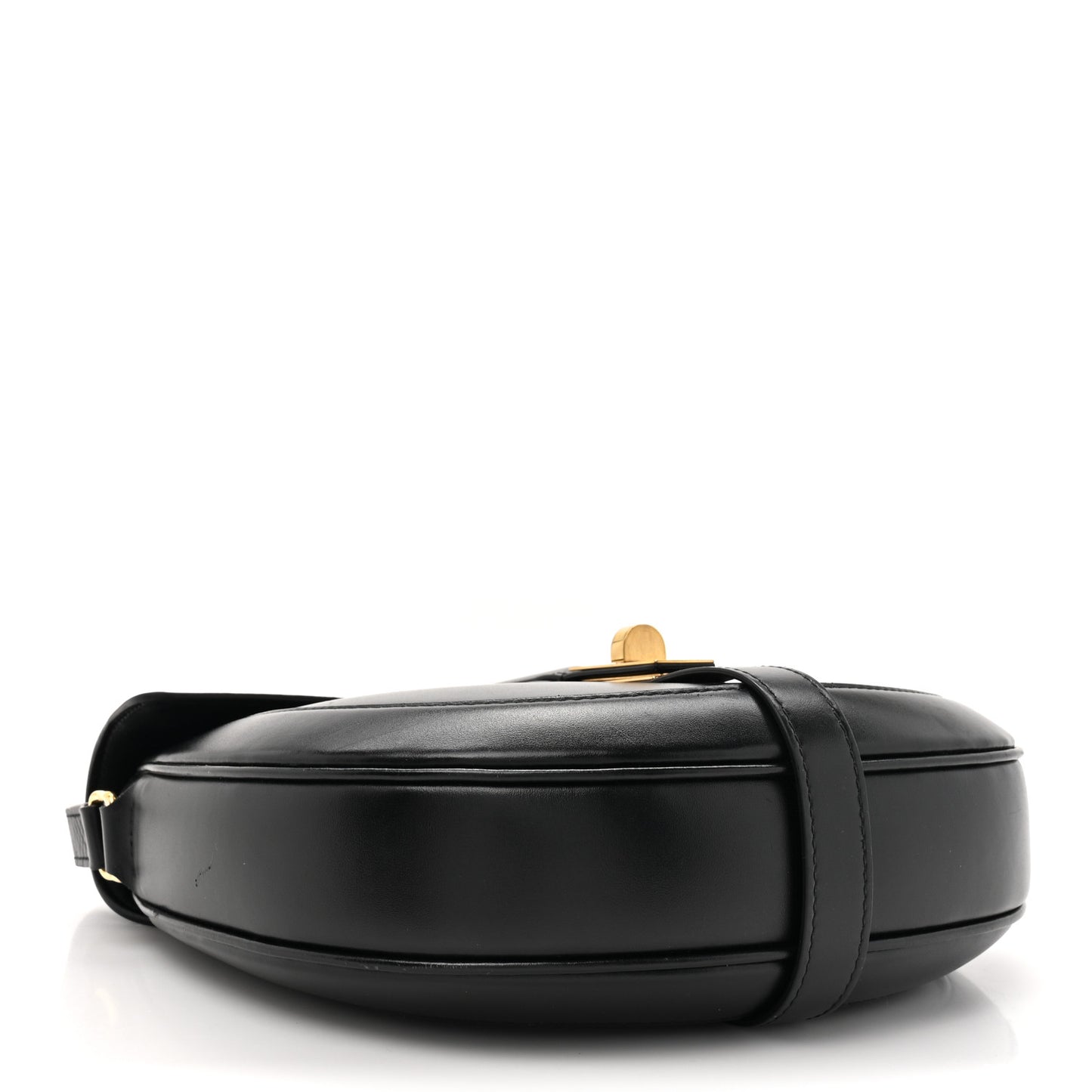 Satinated Calfskin Medium Besace 16 Black