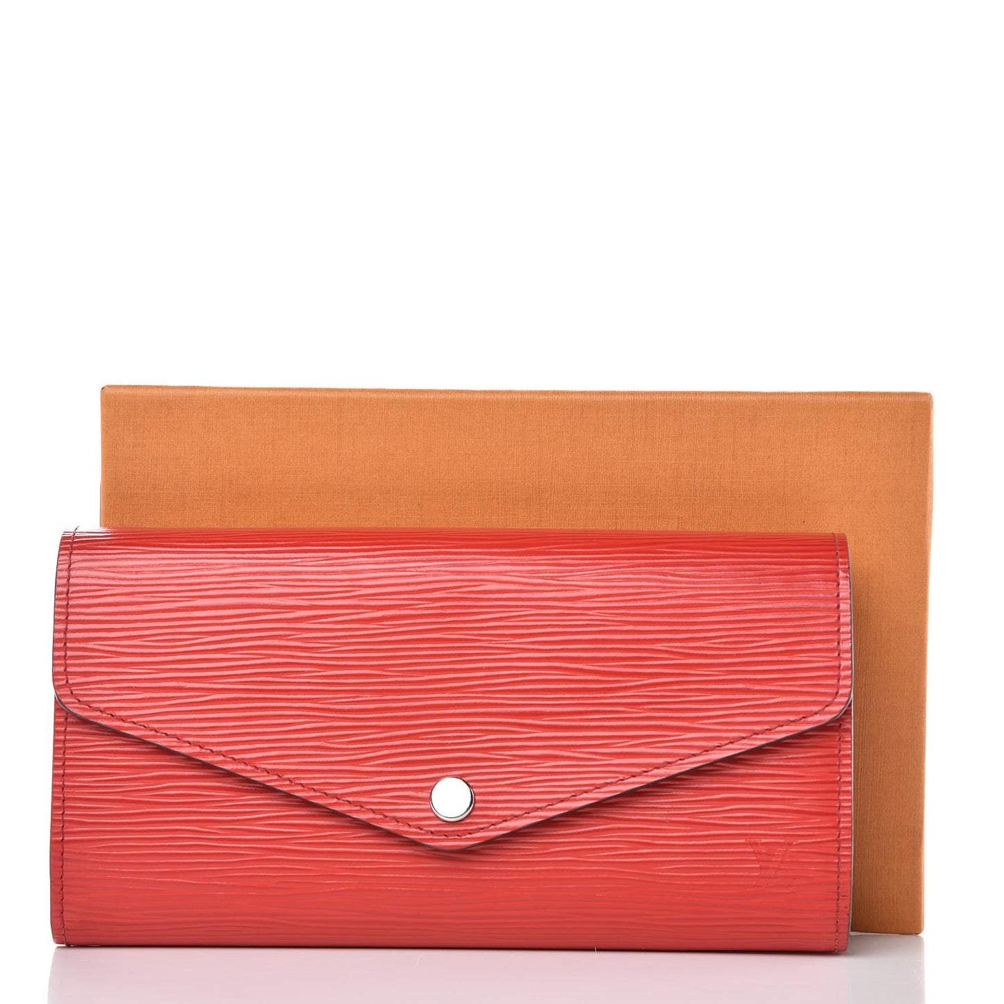 Epi Sarah Wallet NM Coquelicot