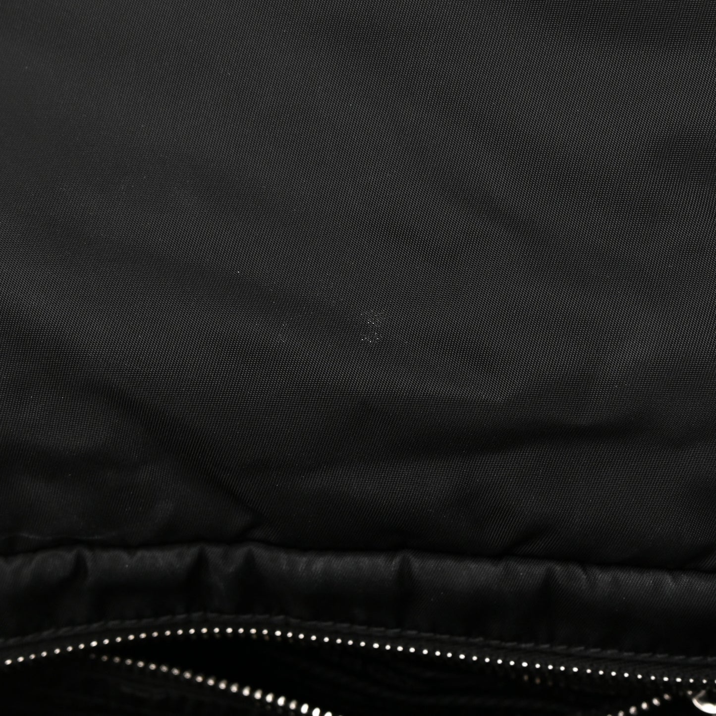 Re-Nylon Quilted Padded Flap Shoulder Bag Black