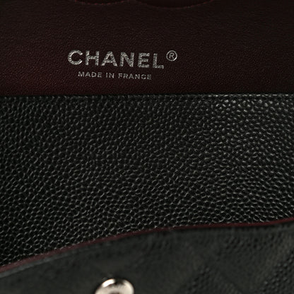 Chanel Caviar Quilted Medium Double Flap Black 11 of 12