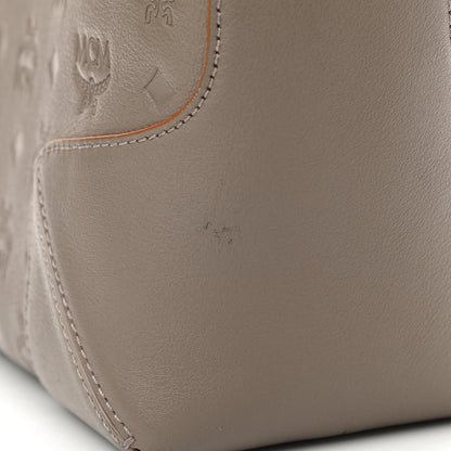 MCM Calfskin Ottomar Monogram Medium Klara Hobo Grey 10 of 10