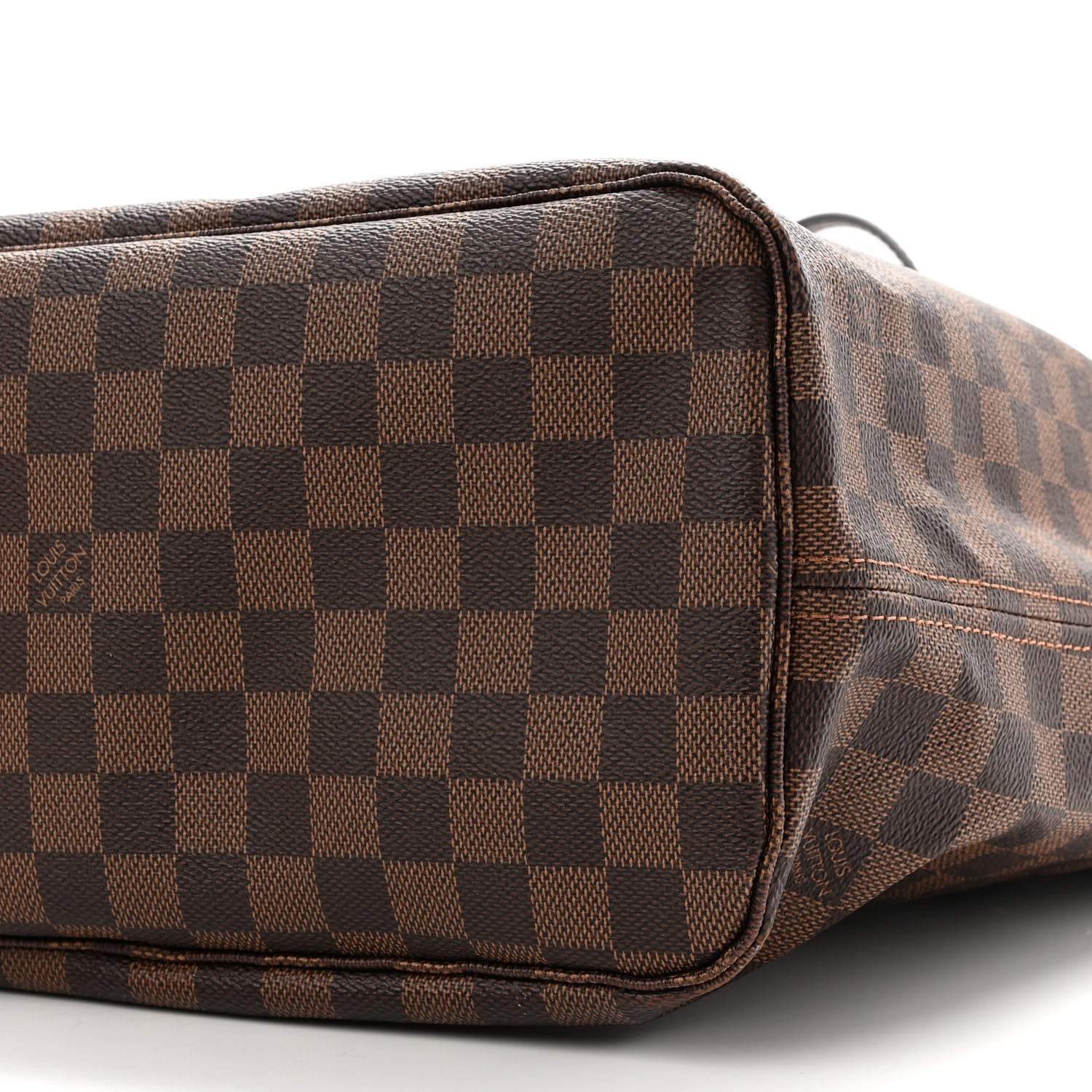 Louis Vuitton Damier Ebene Neo Neverfull MM Rose Ballerine 11 of 12