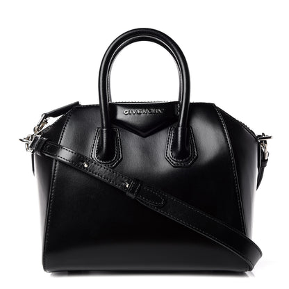 Givenchy Shiny Lord Calfskin Mini Antigona Black 1 of 11