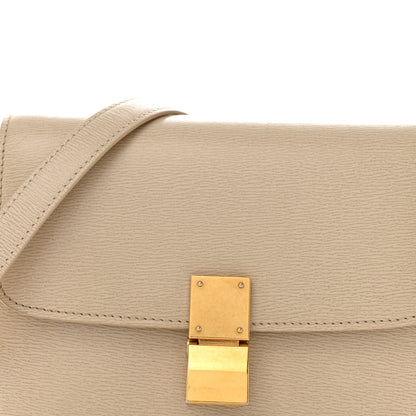 Celine Liege Calfskin Small Classic Box Flap Bag Linen 9 of 14