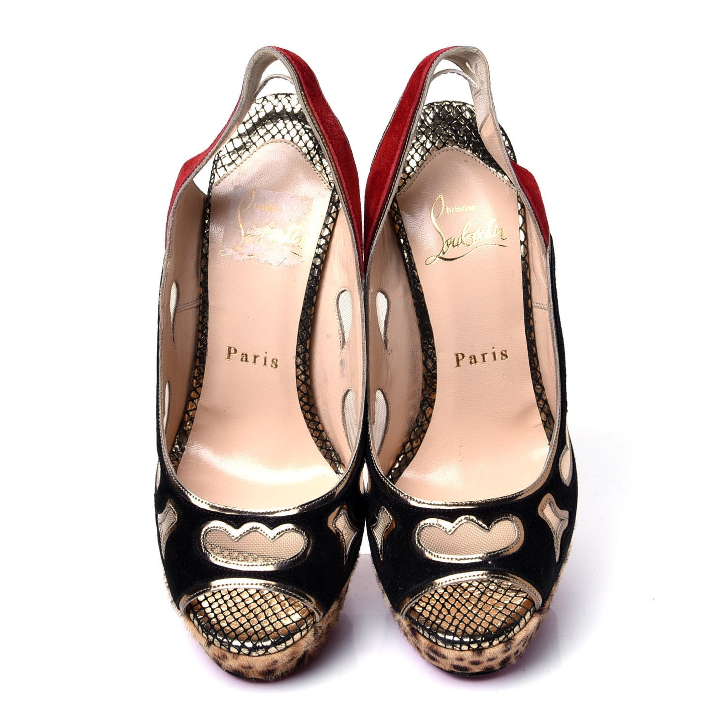 Suede Miralep 140 Pumps 36 Black Gold