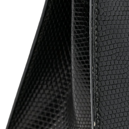Hermes Lizard Mini Kelly Sellier 20 Black 16 of 16