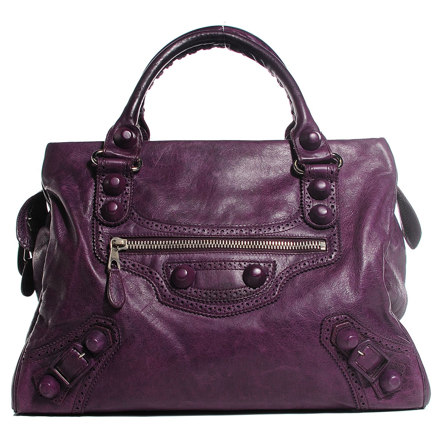 Agneau Giant Brogues Hardware Mid Day Raisin