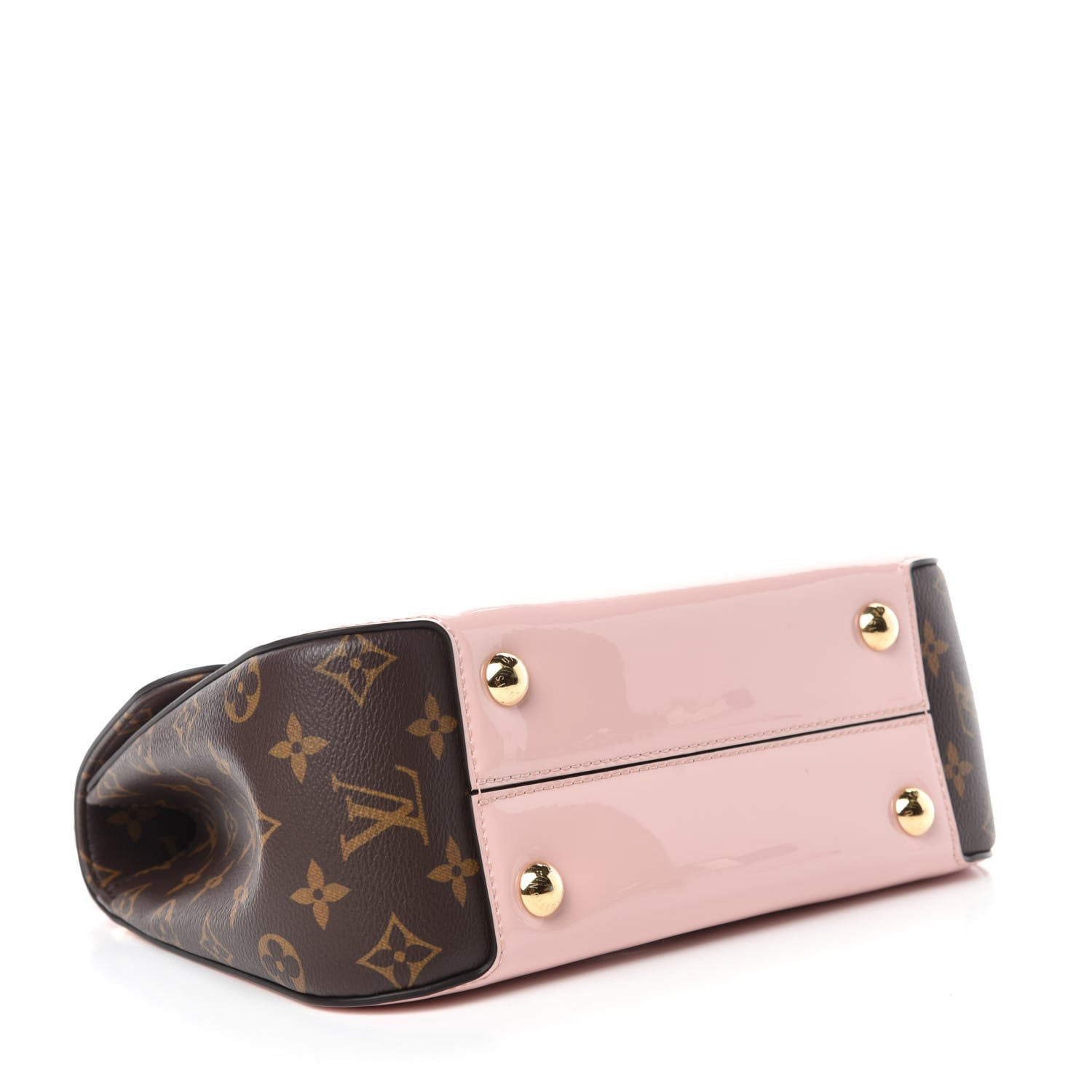 Louis Vuitton Patent Calfskin Monogram Cherrywood PM Rose Ballerine 4 of 13