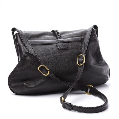 Gucci Deerskin Hip Bamboo Messenger Bag Dark Cocoa 2 of 12