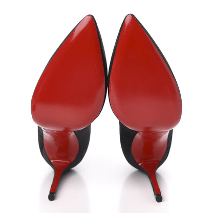 Christian Louboutin Glitter Resille Pigalle Follies 100 Pumps 37 Black 5 of 8