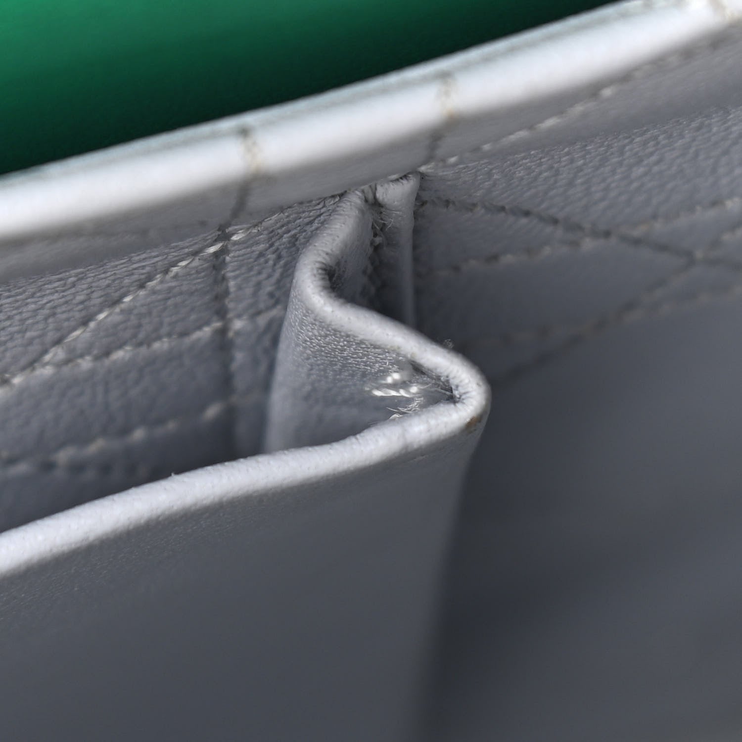 Christian Dior Lambskin Cannage Large Miss Dior Flap Green 11 of 13