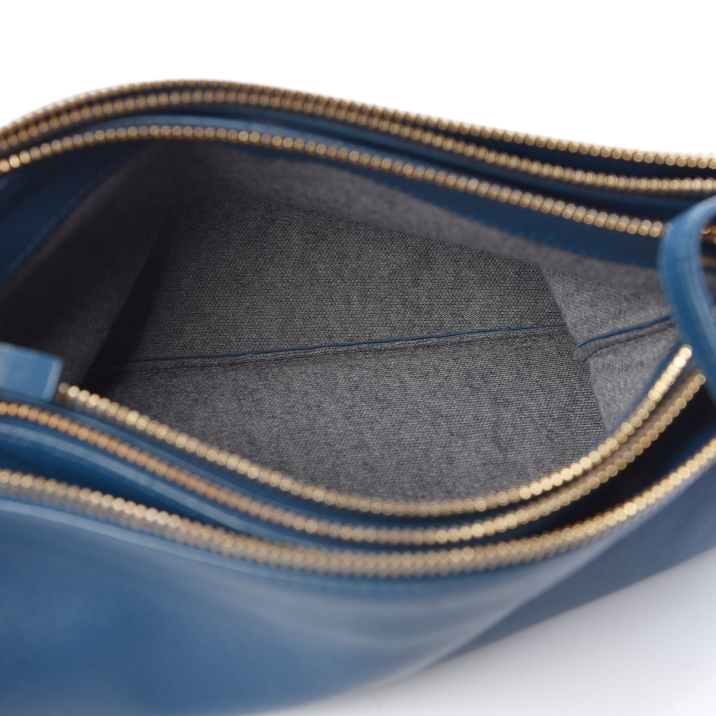 Lambskin Small Trio Crossbody Bag Peacock