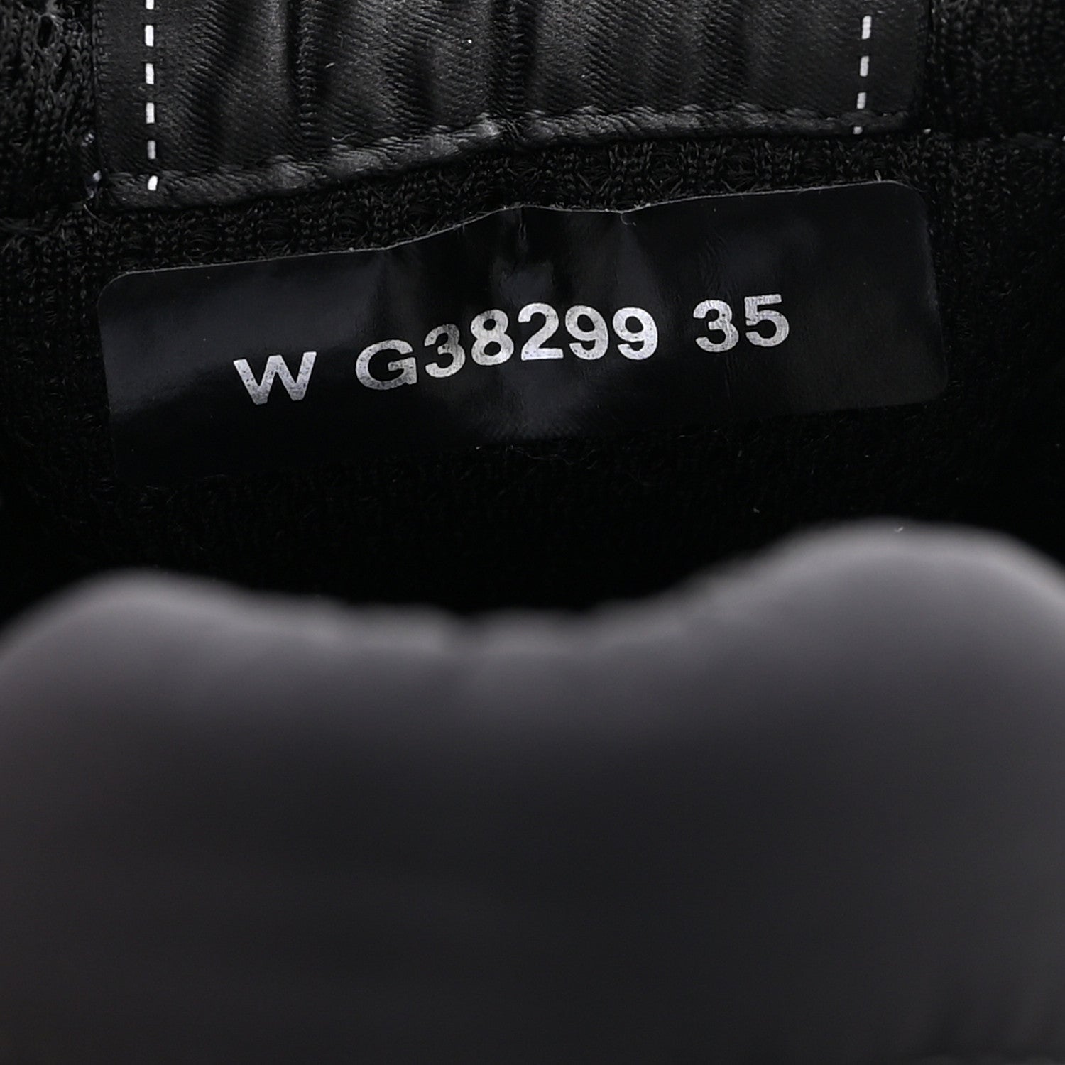 Chanel Mesh Suede Calfskin Grained Calfskin Womens CC Sneakers 35 White Black 9 of 9