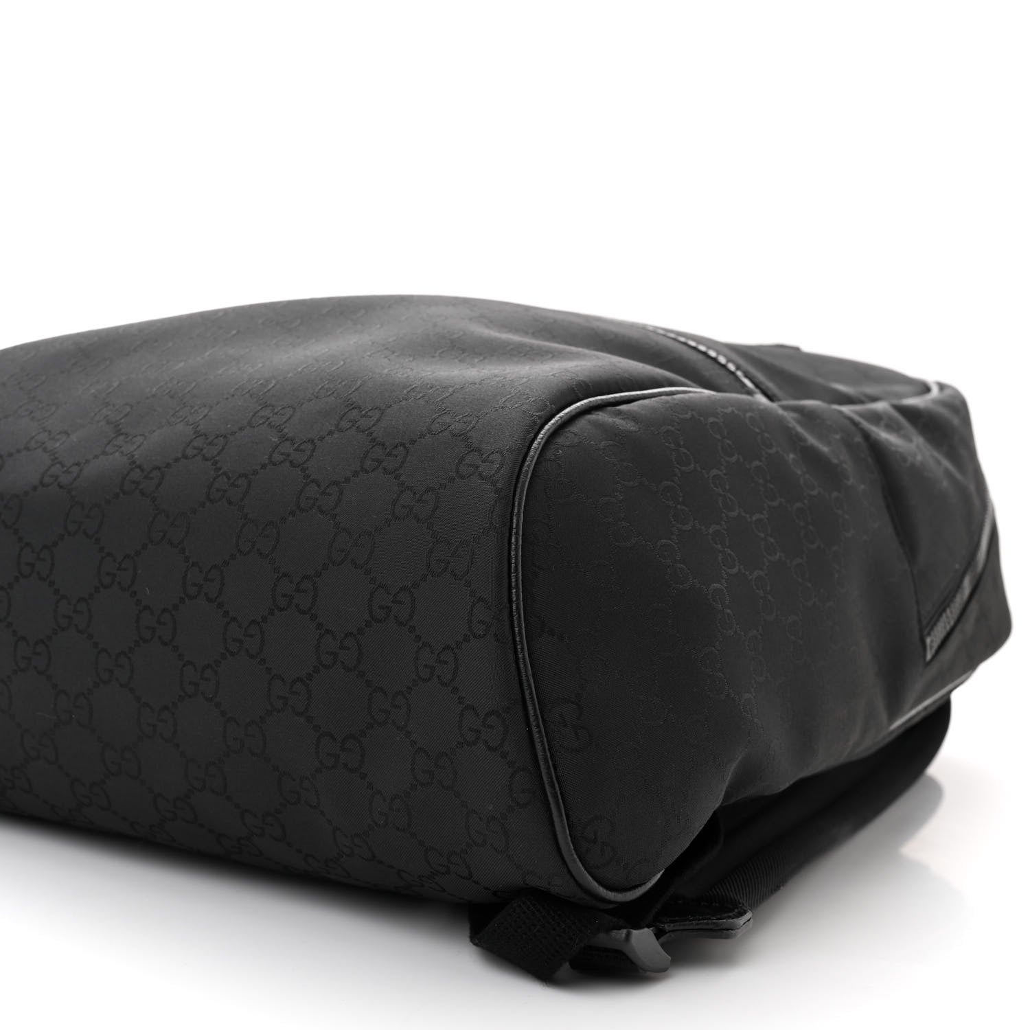 Gucci Nylon Monogram Slim Backpack Black 10 of 12