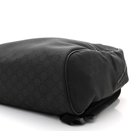 Gucci Nylon Monogram Slim Backpack Black 10 of 12