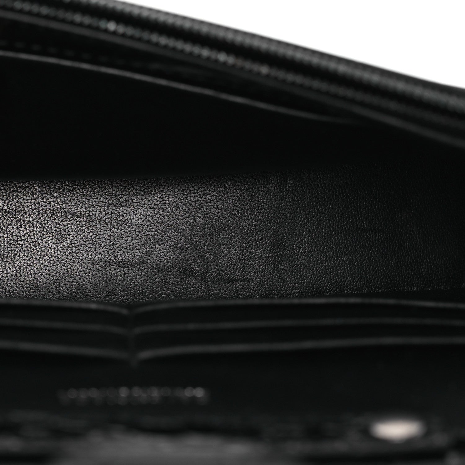 Balenciaga Shiny Calfskin Monochrome Crocodile Embossed Hourglass Chain Bag Black 6 of 15