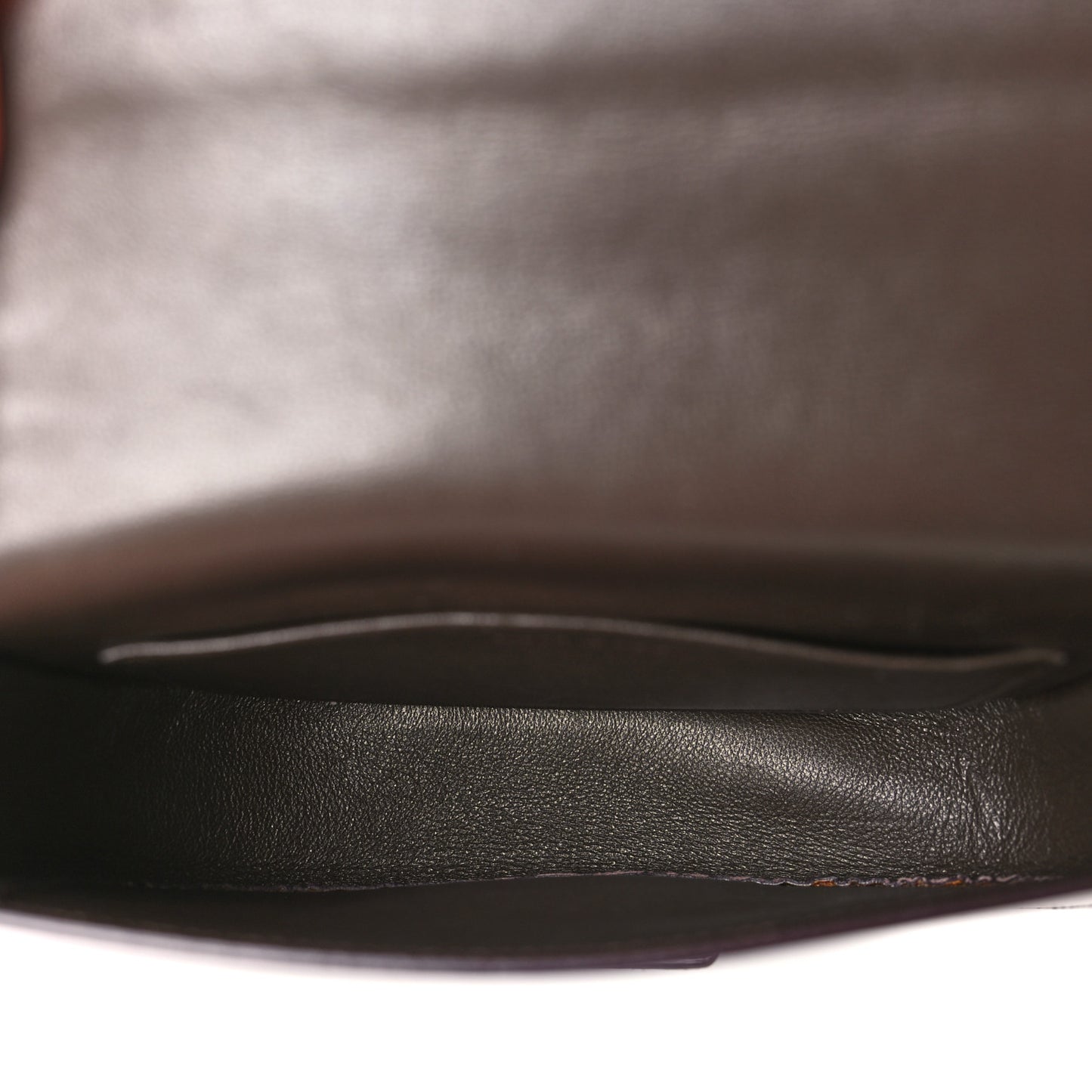 Smooth Calfskin Small Trotteur Dark Brown