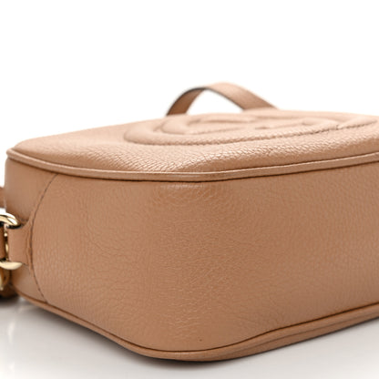 Gucci Pebbled Calfskin Small Soho Disco Bag Camelia 9 of 13