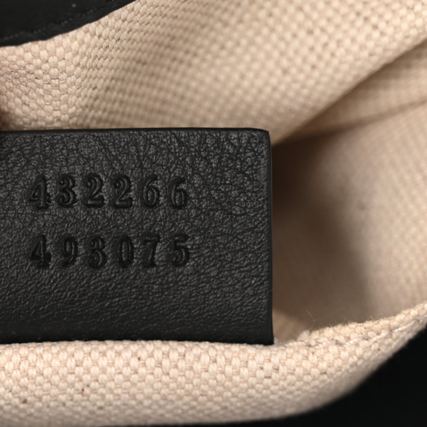 Calfskin Medium Malin Chain Backpack White Black Gold