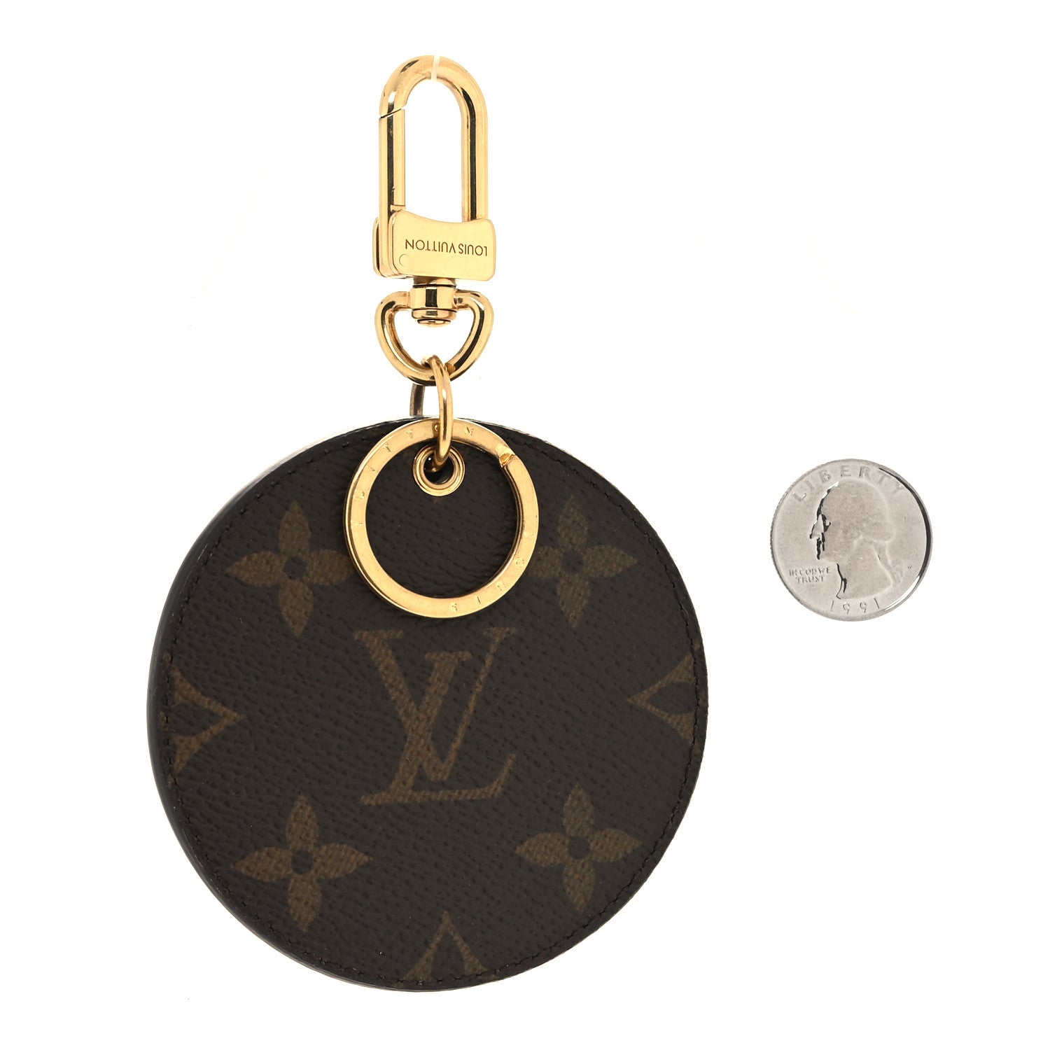 Louis Vuitton Monogram Reverse Key Holder Bag Charm 2 of 3