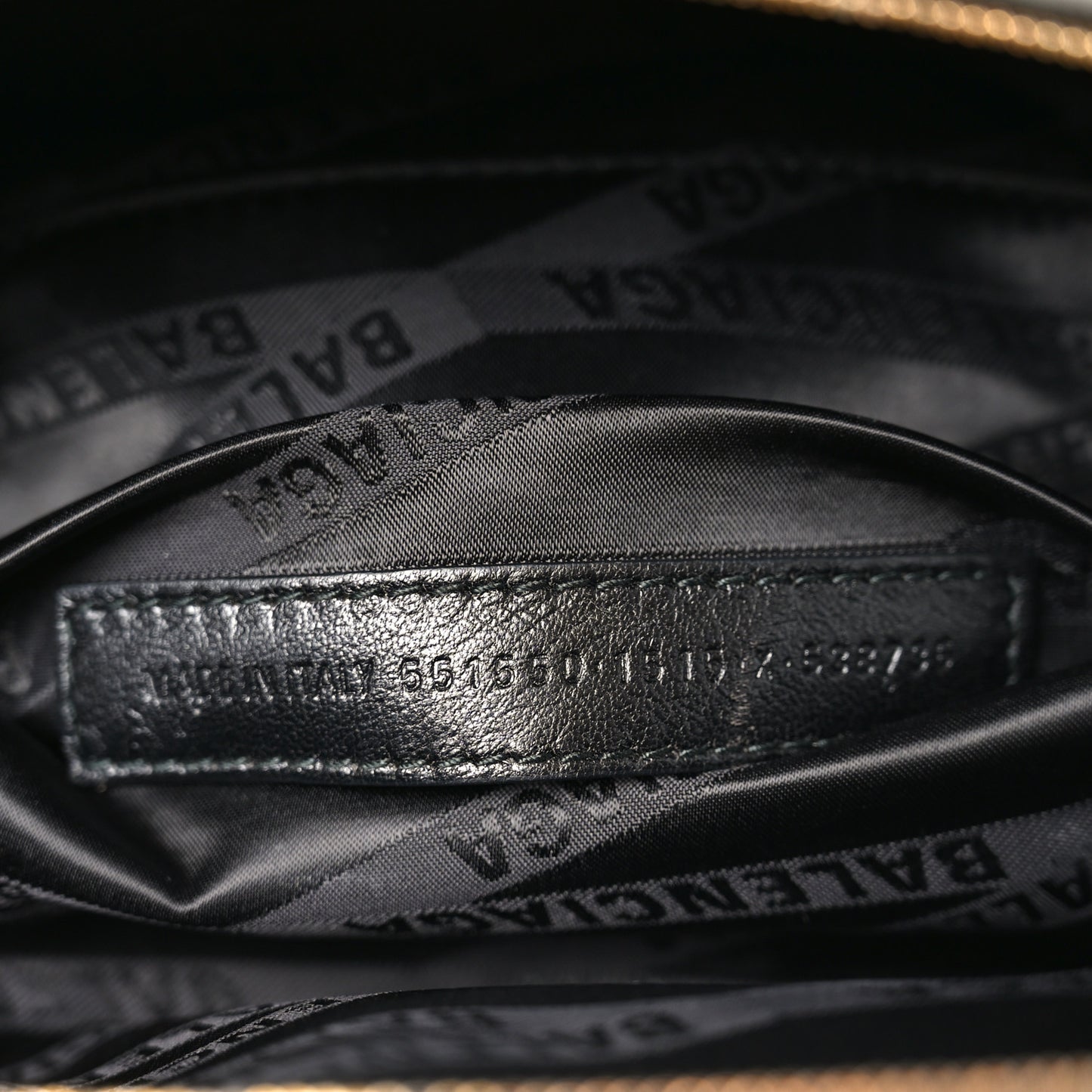 Shiny Goatskin Allover Logo Embossed XS Souvenir Belt Bag Gris