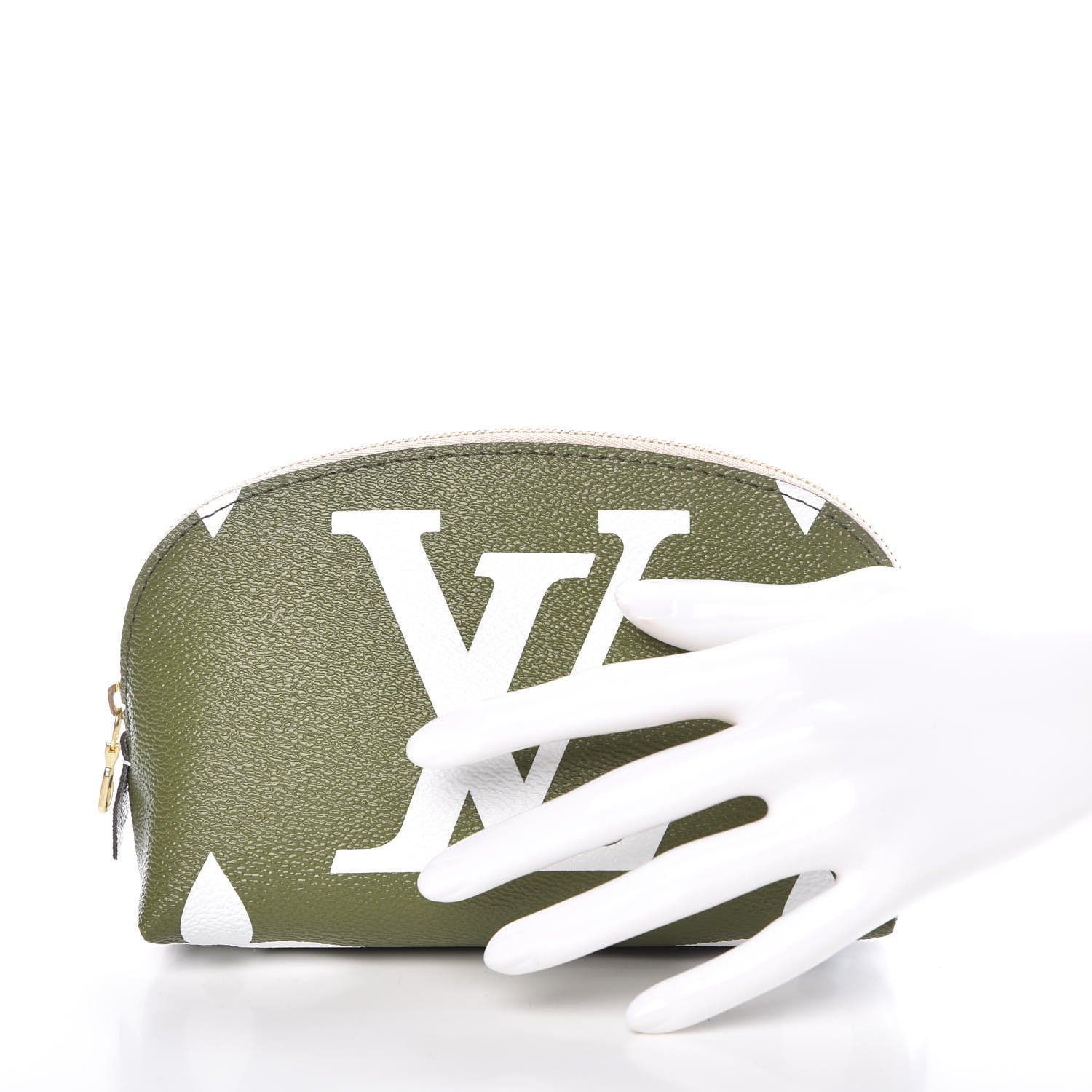 Louis Vuitton Monogram Giant Cosmetic Pouch Kaki 2 of 7