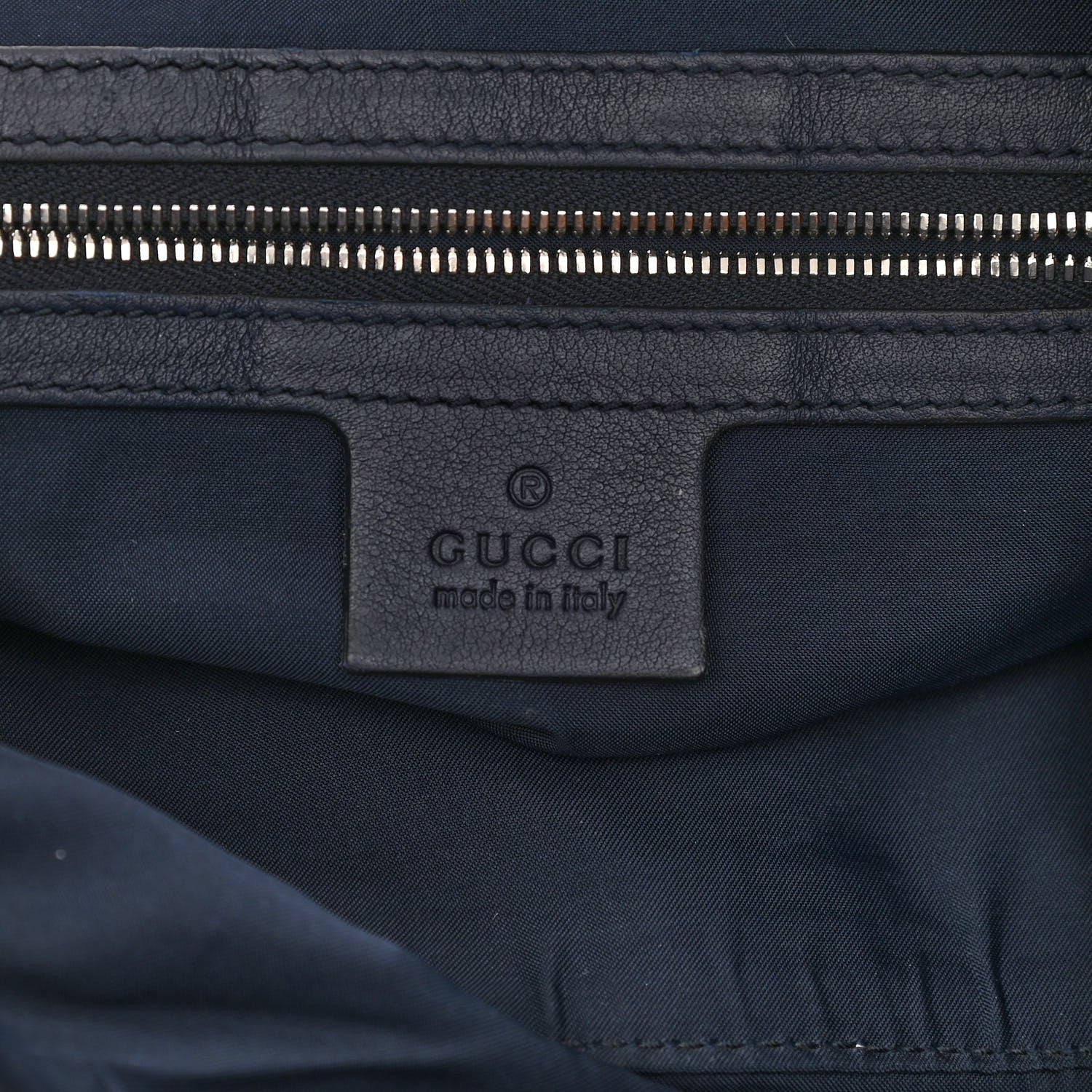 Gucci GG Supreme Monogram Blooms Small Single Buckle Backpack Beige Blue Navy 6 of 10