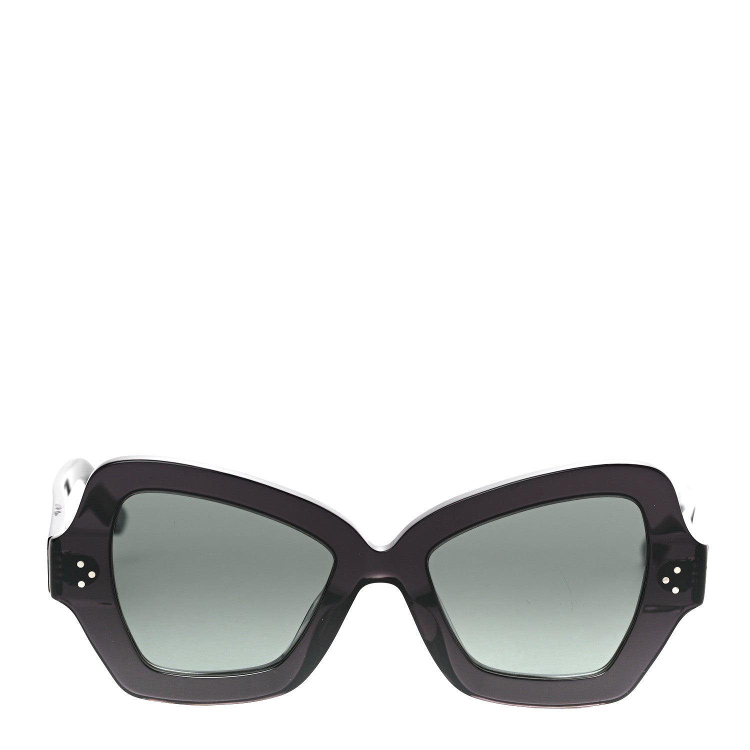 Celine Acetate Butterfly Sunglasses CL 40067I Black 4 of 7