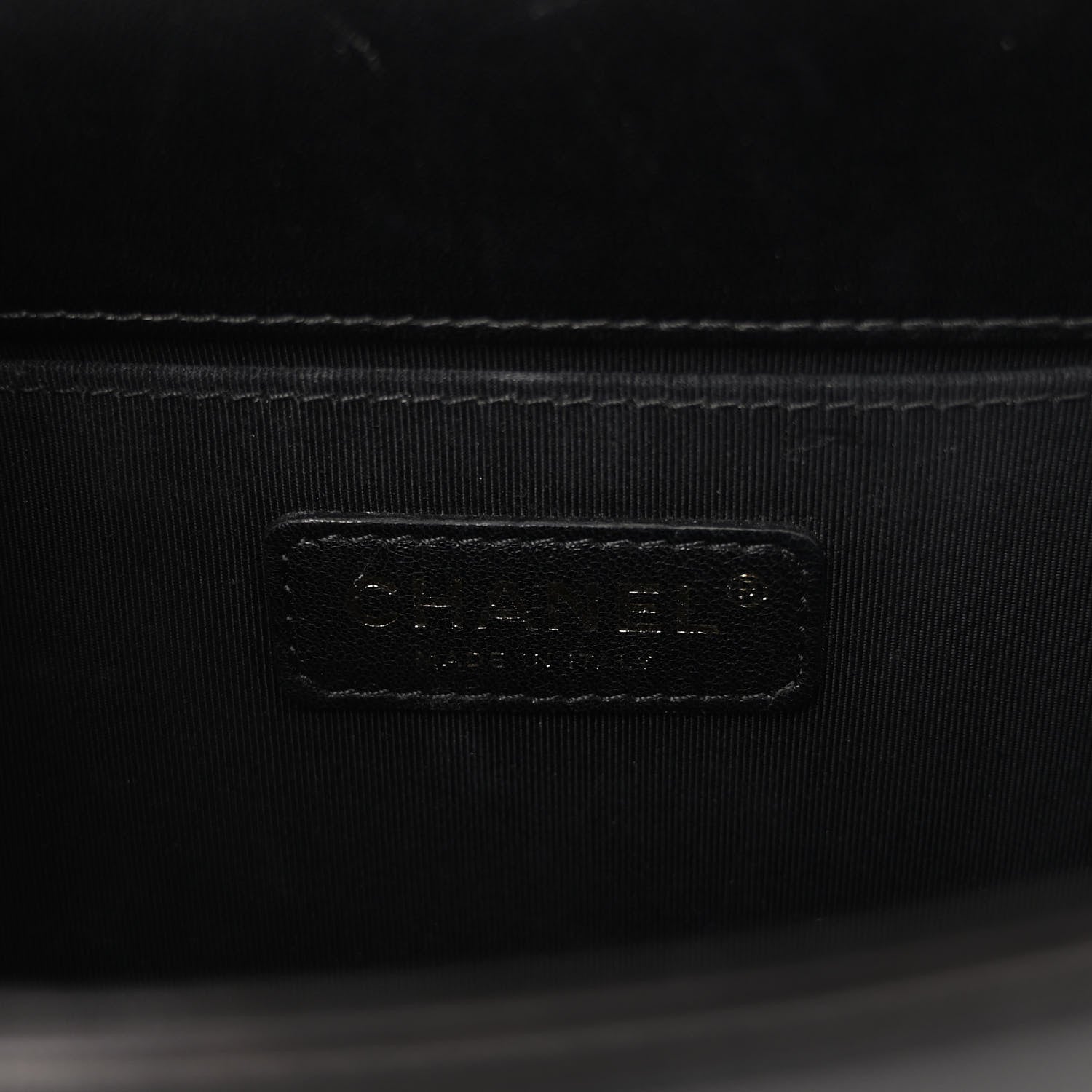 Chanel Lambskin Quilted Medium Boy Flap Black 6 of 11