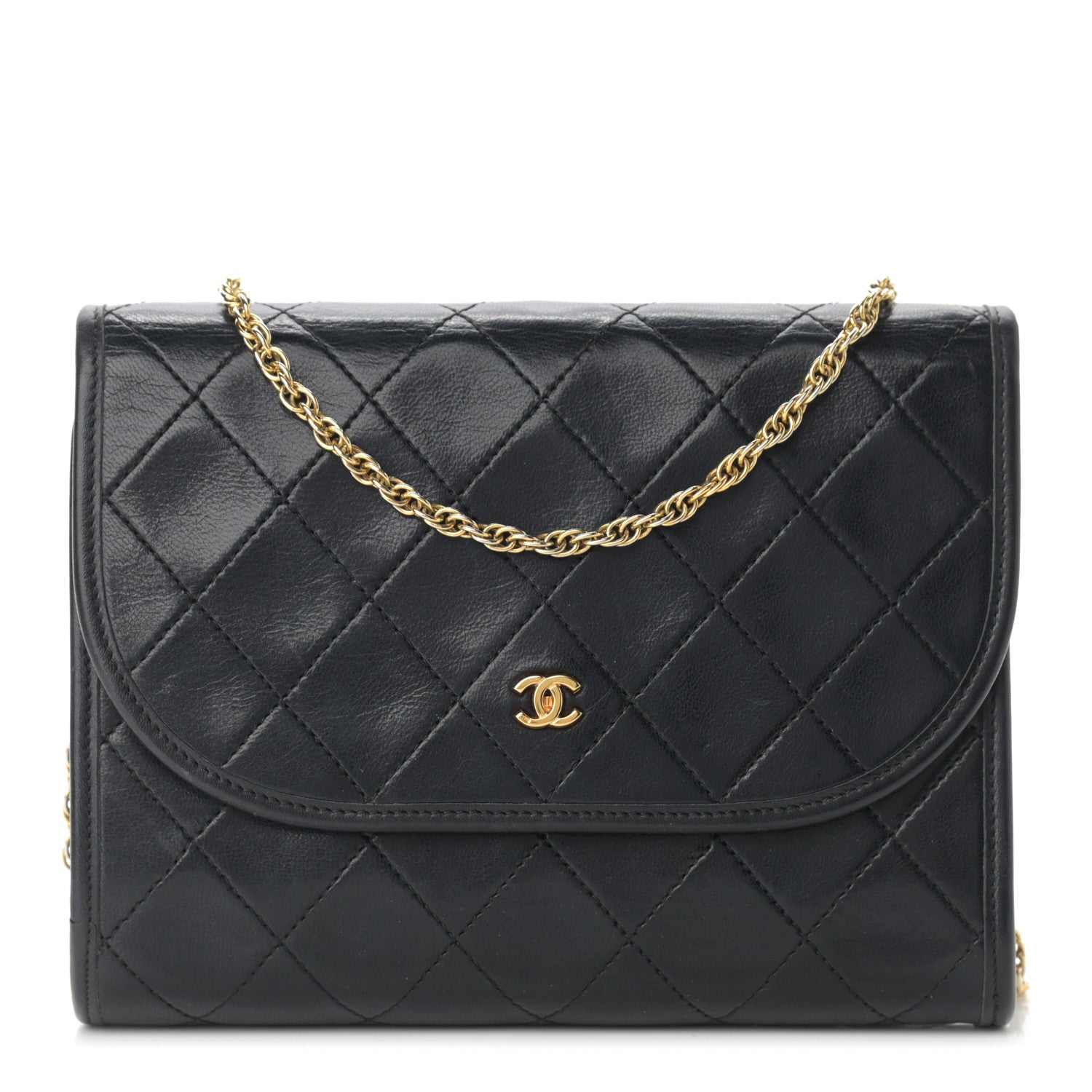 Chanel Lambskin Quilted Small Flap Black 1 of 10