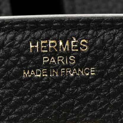 Hermes Togo Birkin 25 Black 6 of 11