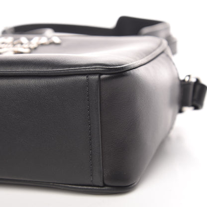 Prada Soft Calfskin Camera Crossbody Bag Black 10 of 10