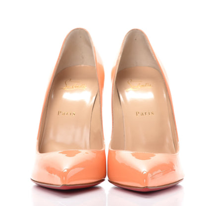 Christian Louboutin Patent Pigalle Follies 100 Pumps 40 Mango 3 of 8