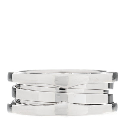 Bulgari 18K White Gold B.Zero1 Two-Band Ring 52 6 1 of 5