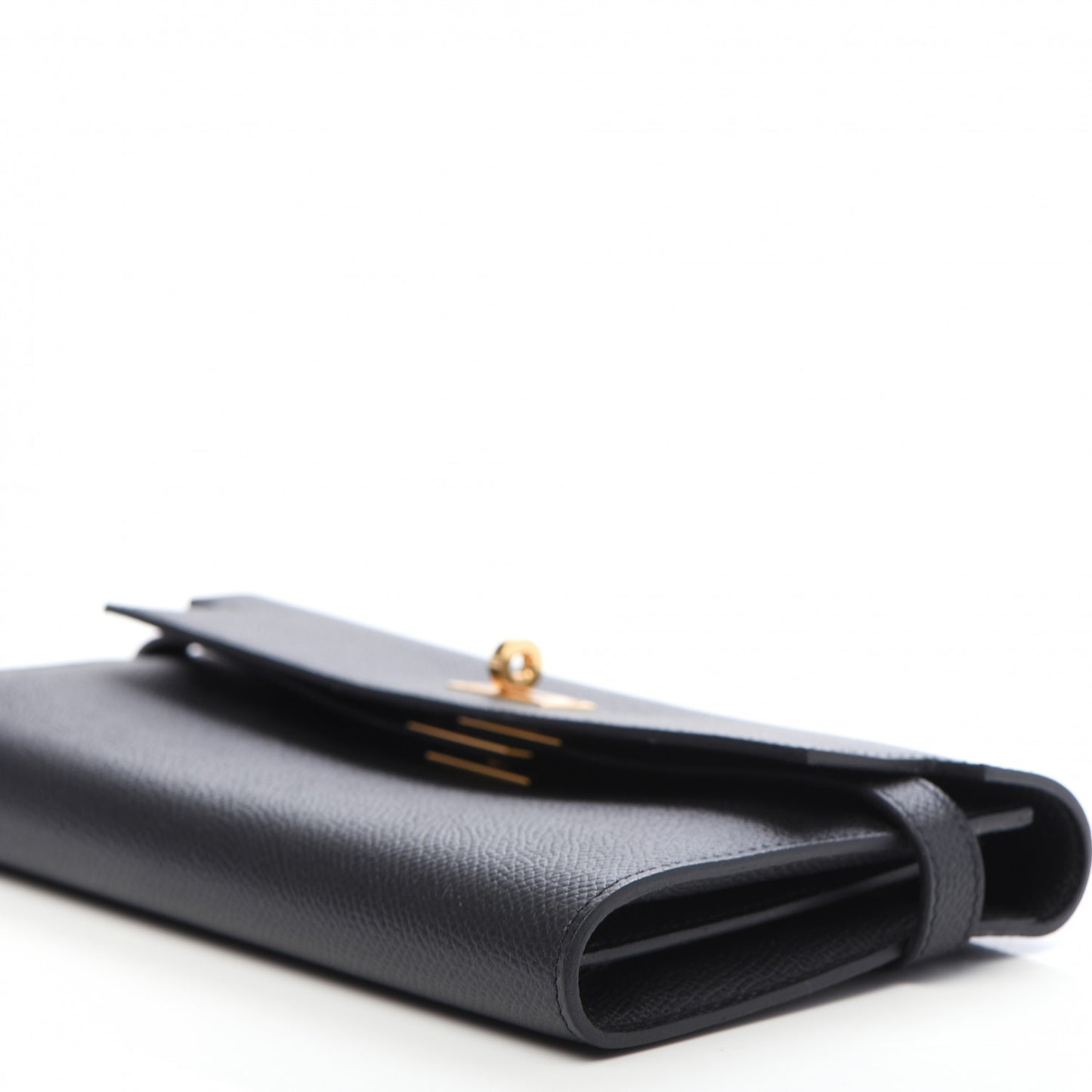 Epsom Kelly Longue Wallet Black