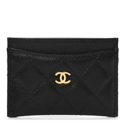 Chanel Caviar Quilted Card Holder Black 1 of 8