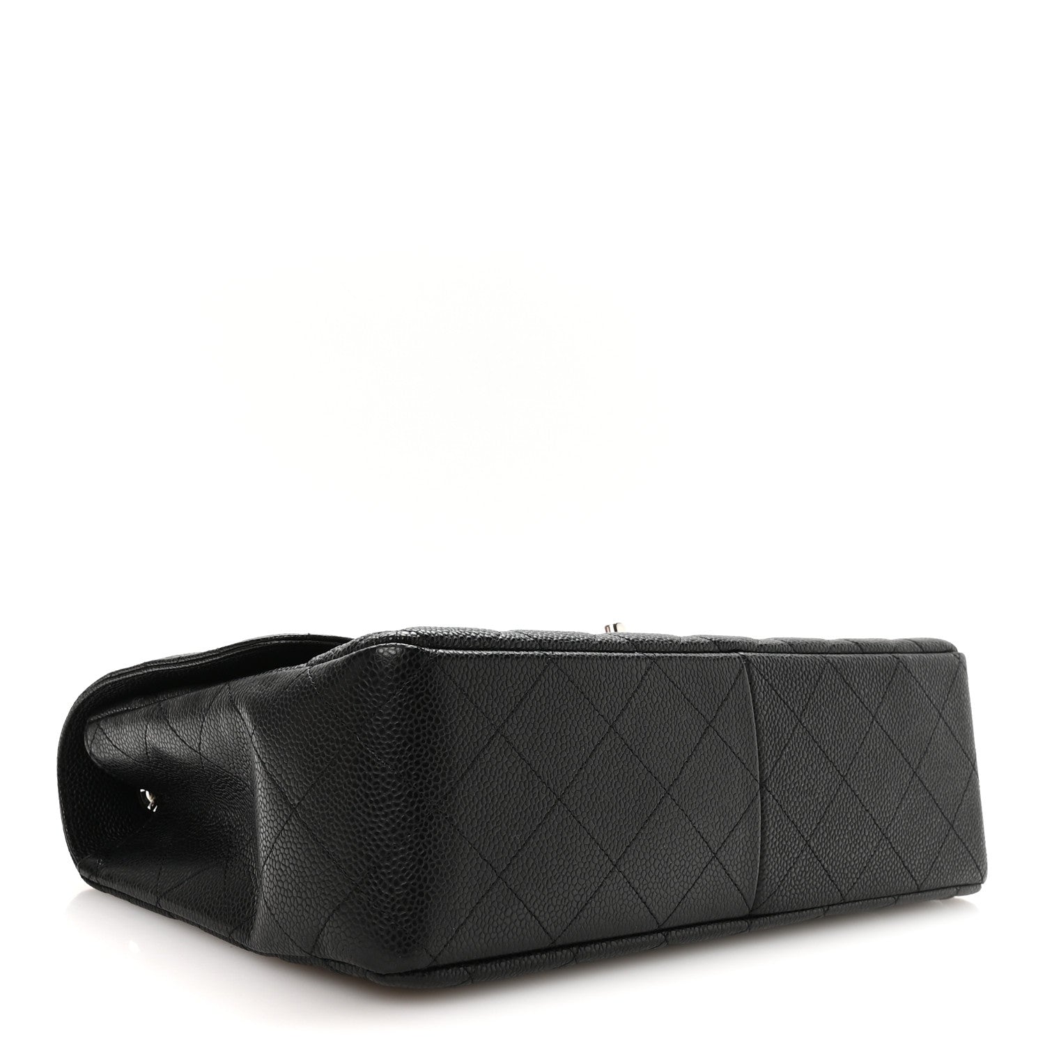 Chanel Caviar Quilted Jumbo Single Flap Black 4 of 11