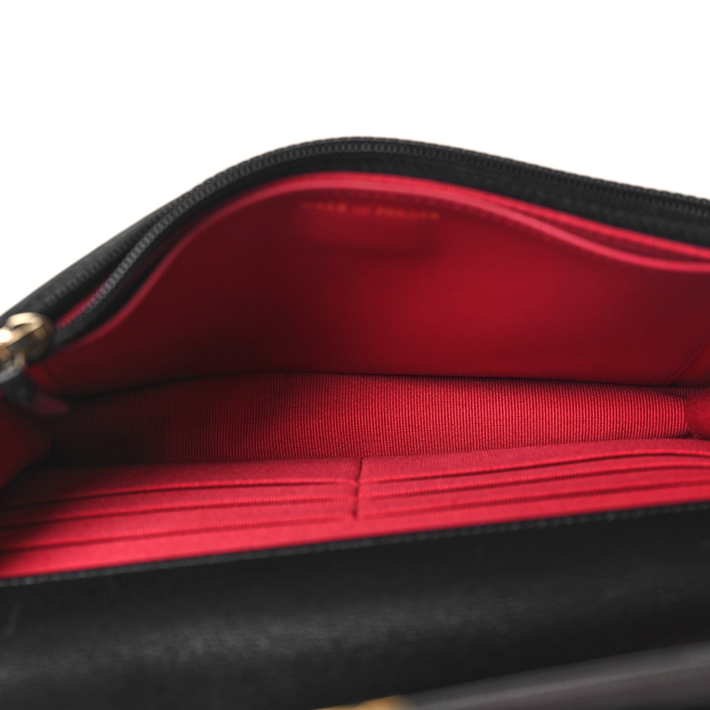 Lambskin Quilted Chanel 19 Wallet On Chain WOC Black