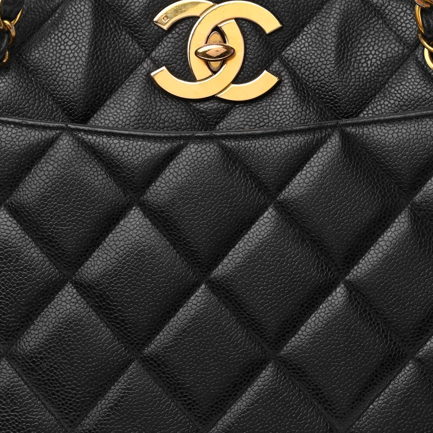 Chanel Caviar Shopper Tote Black 8 of 10