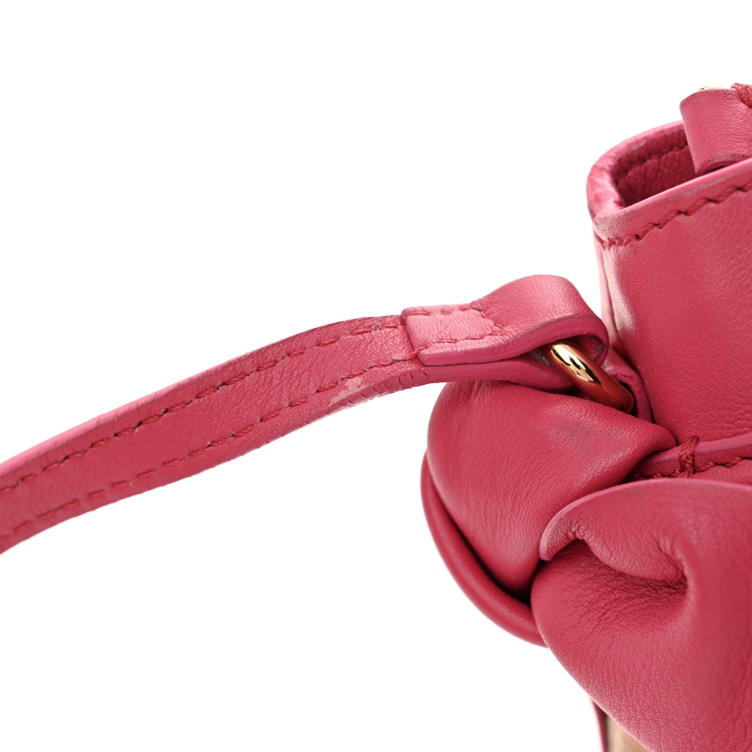 Burberry Haymarket Check Bow Tie Crossbody Bag Pink 1682192